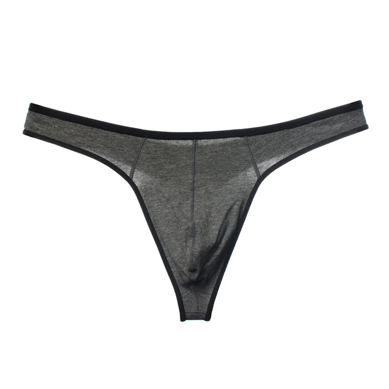 Tanga de algodón para hombre, ropa interior deportiva, sexy, gay, sin seguimiento