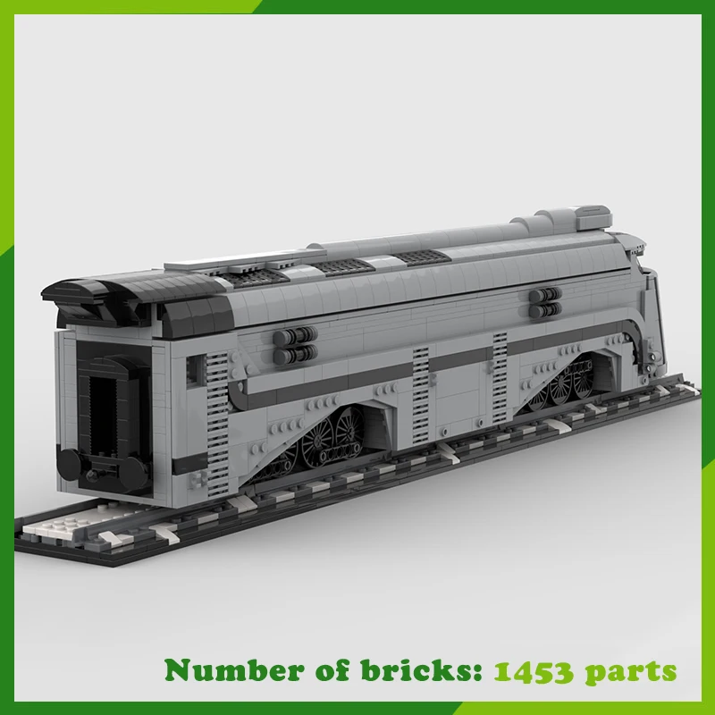 MOC Building Blocks Train DIY Brick Film Series Collection Transportation Creative Assembly Toys Christmas Present Birthday Gift