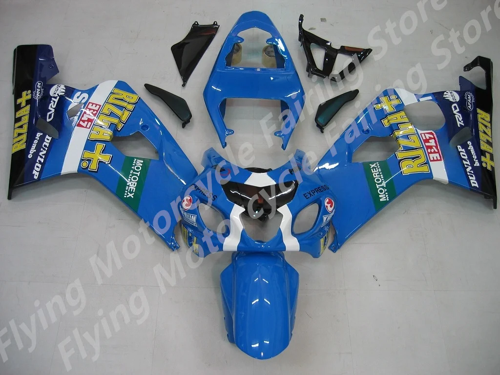 Полный комплект обтекателей для K4 G S XR600 G S XR750 2004 2005, Обтекатели для корпуса, Обтекатели G S XR 600 750 04 05, синий, белый, черный