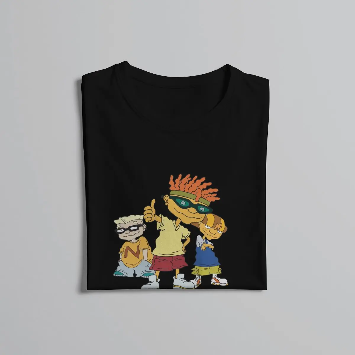 Tops 100% Cotton Leisure Sports Rocket Power Squad Goals Men's and women's T-shirts Tshirt Top image 4