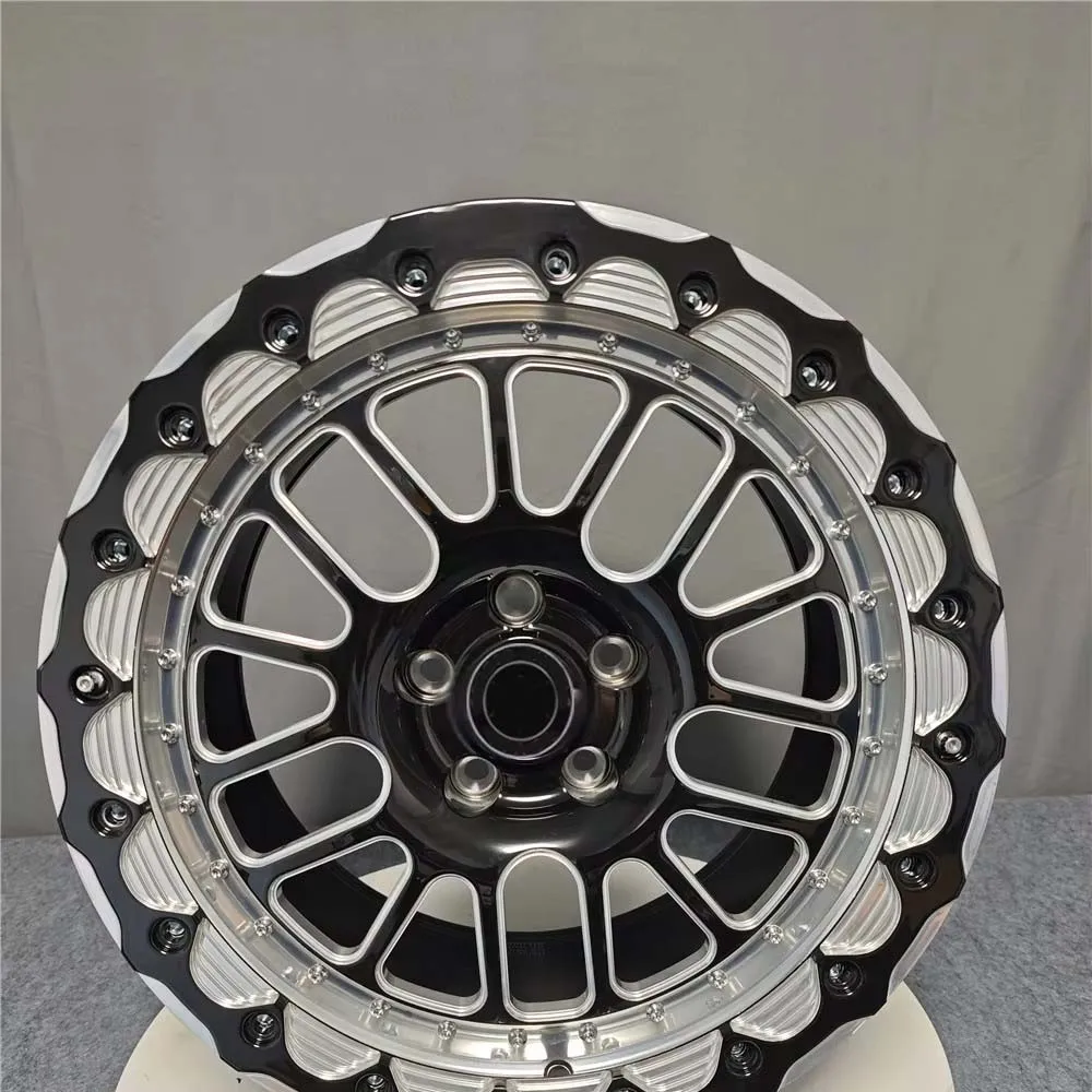 Hot-selling Beadlock Drag Racing Forged Wheels Car Rims Fit for Chevrolet Corvette (C5/C6/C7/C8/Z06/ZR1) Cadillac CTS-V/ATS-V view 3