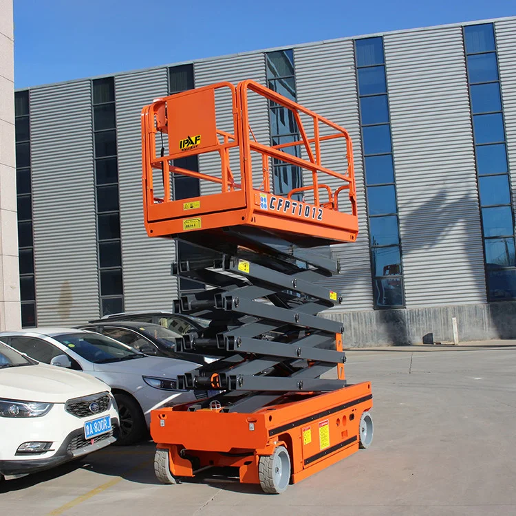 Scissor Lift Platform Lift Aerial Work Platform Scissor Lift 10m Mobile Hydraulic Scissor Lifting Platform Outdoor Scissor Lift