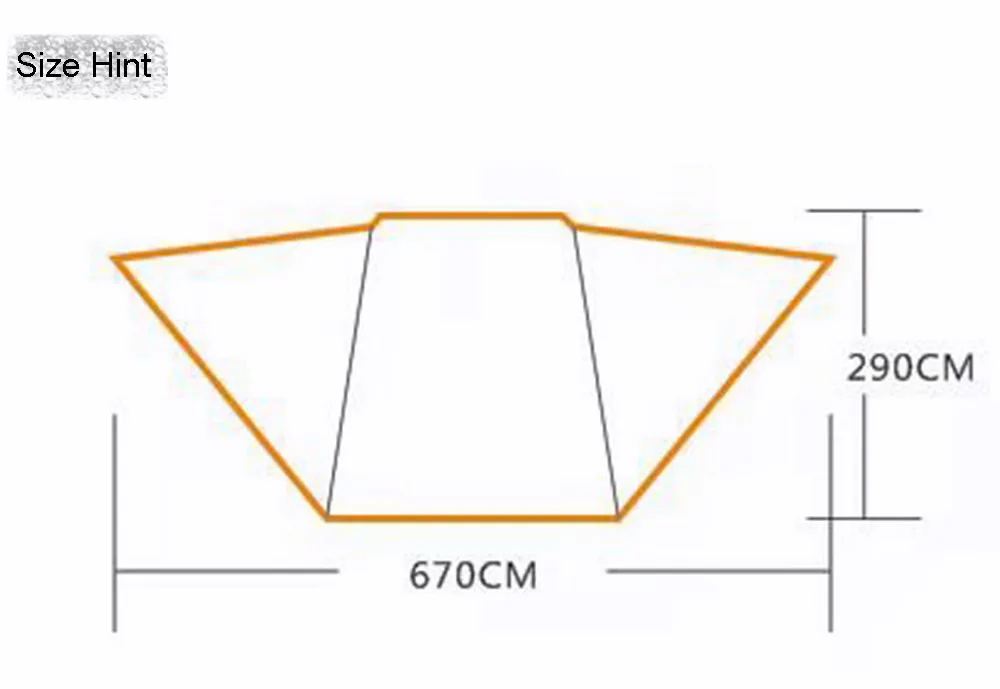 Hot selling：Foldable Waterproof Car Roof Top Tents Sunshade Simple  Car Rear Tent Tarp for Rooftop Tents