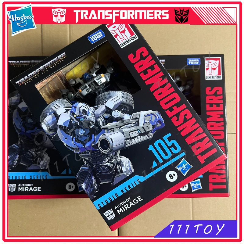 

В наличии Hasbro Трансформеры Классические игрушки Студийная серия SS-105 Deluxe Mirage Фигурка Робот Игрушка Коллекционные подарки Хобби