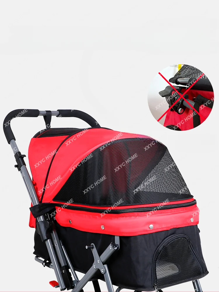 Dodopet Pet Stroller Dog out Trolley Small and Medium-Sized Dogs Dog Walking Car Cat Car Portable Foldable