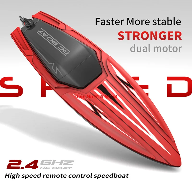 Smart Water Induction High Speed RC Speedboat Boat 2.4G Waterproof Strong Power Simulated Electric Remote Control Racing Boat