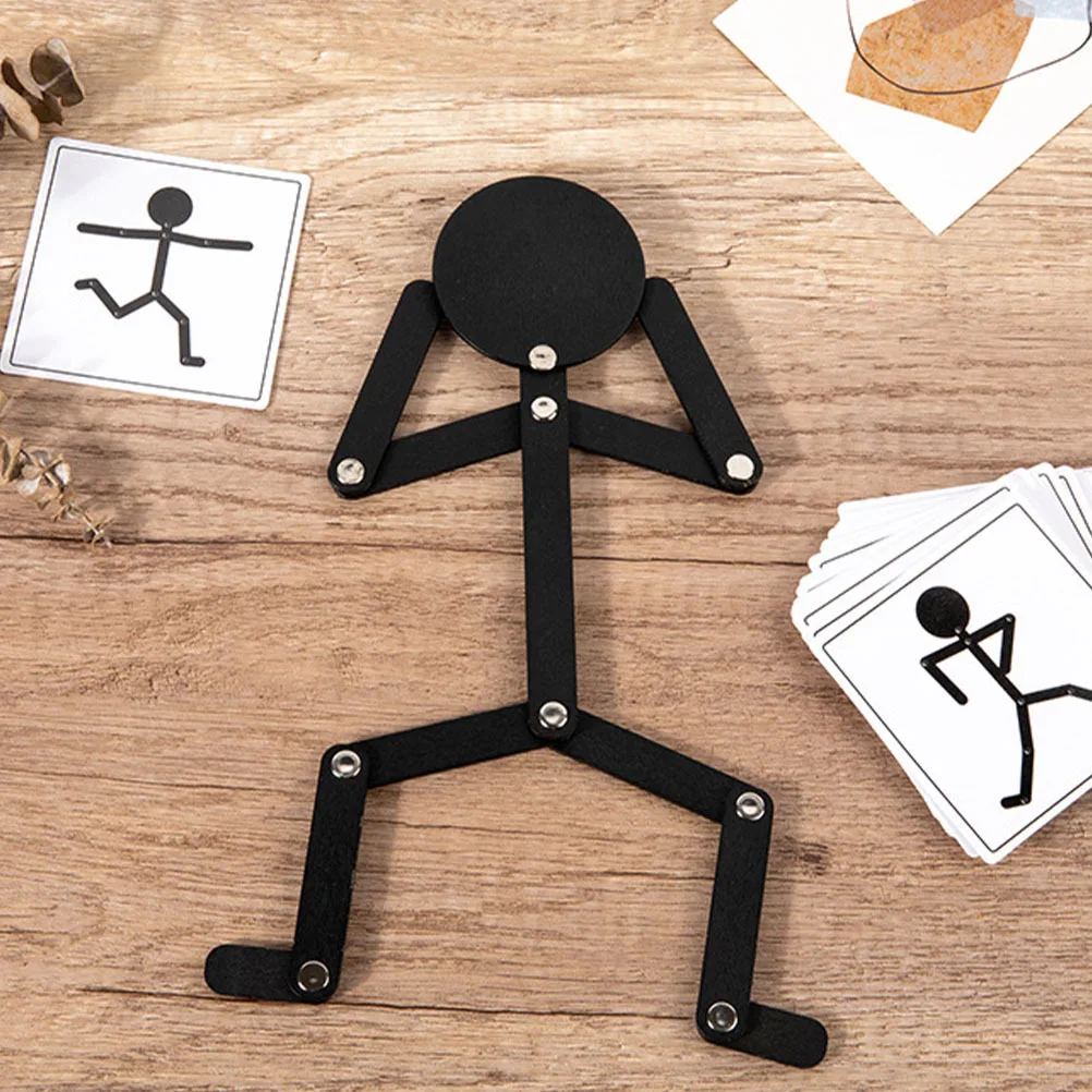 1Set Kinder Holz Puzzle Kleine Figur Spiel Pädagogisches Frühes Lernen Feinmotorik Entwicklung Kognitive Problem Lösung