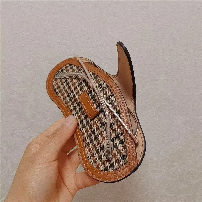 حقيبة نظارات جديدة، حقيبة تخزين النظارات الشمسية، حقيبة نظارات شمسية عصرية من القماش، حقيبة نظارات المشاهير الأنيقة والشعبية عبر الإنترنت