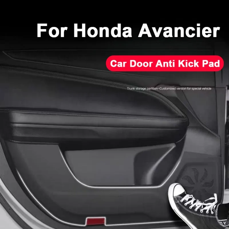 

Для Honda Avancier 2017-2025 личи из зернистой кожи, противоударная накладка на дверь автомобиля, защитный коврик для двери, антигрязные наклейки для предотвращения столкновений