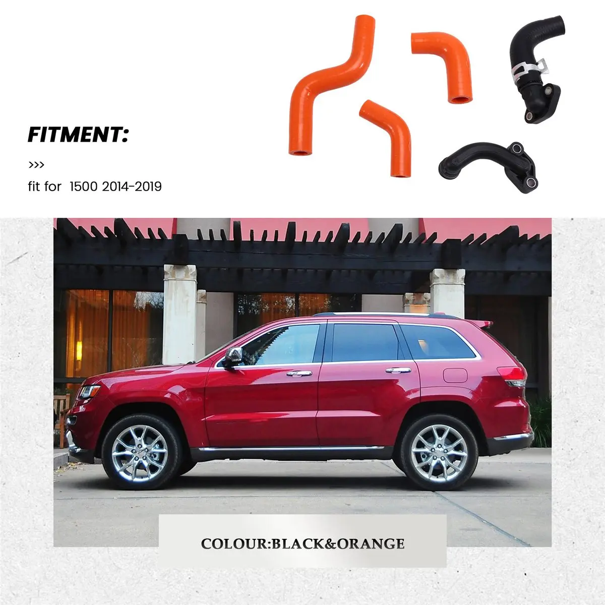 Super Sale Engine Coolant Pipe Hose for Jeep Grand Cherokee Ram 1500 68211250AA 68253365AA 68147604AA 68252326AF 68211200AC