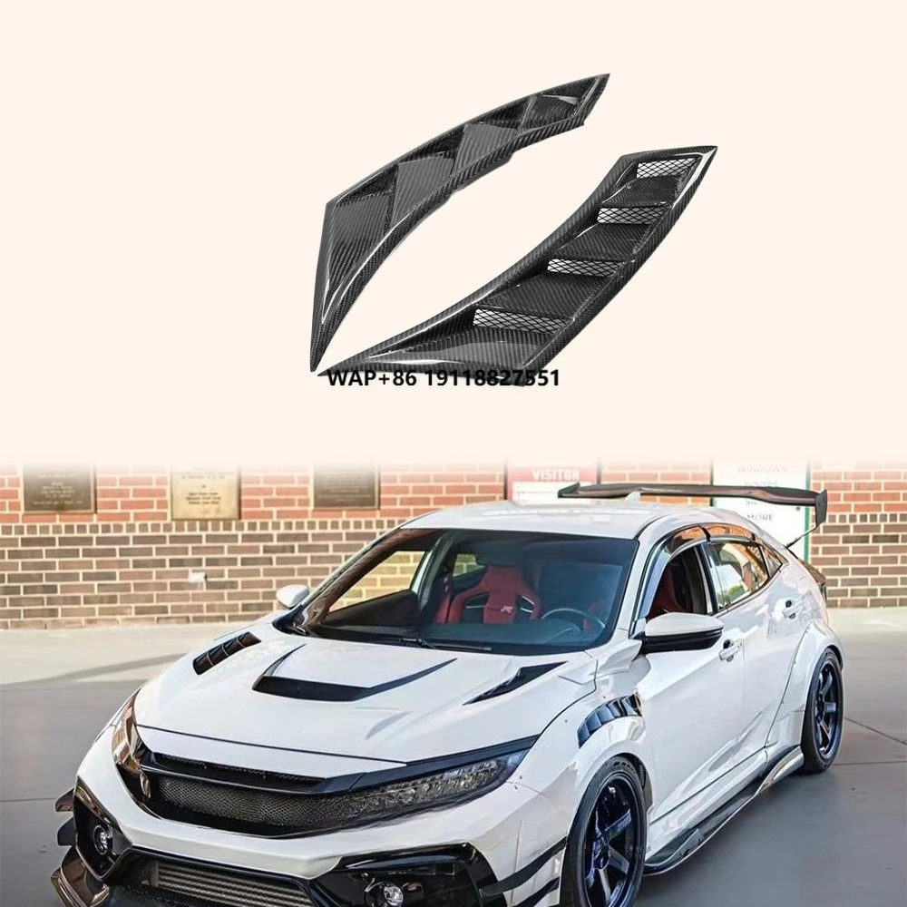 

For FC FK7 FK8 16-18 EPA Style Carbon Fiber Front Fender Air Vents