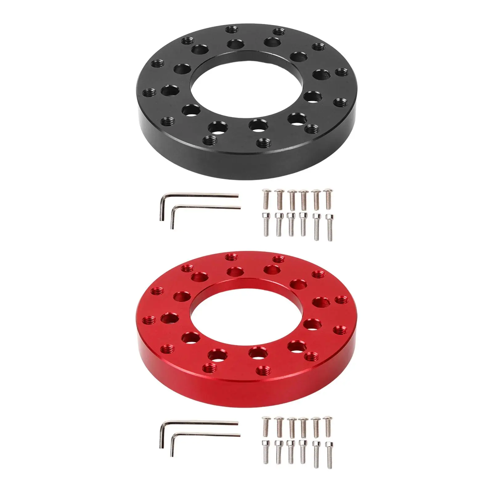 Auto Steering Wheel Adapter with Wrench Screws 70mm Conversion Set for Logitech