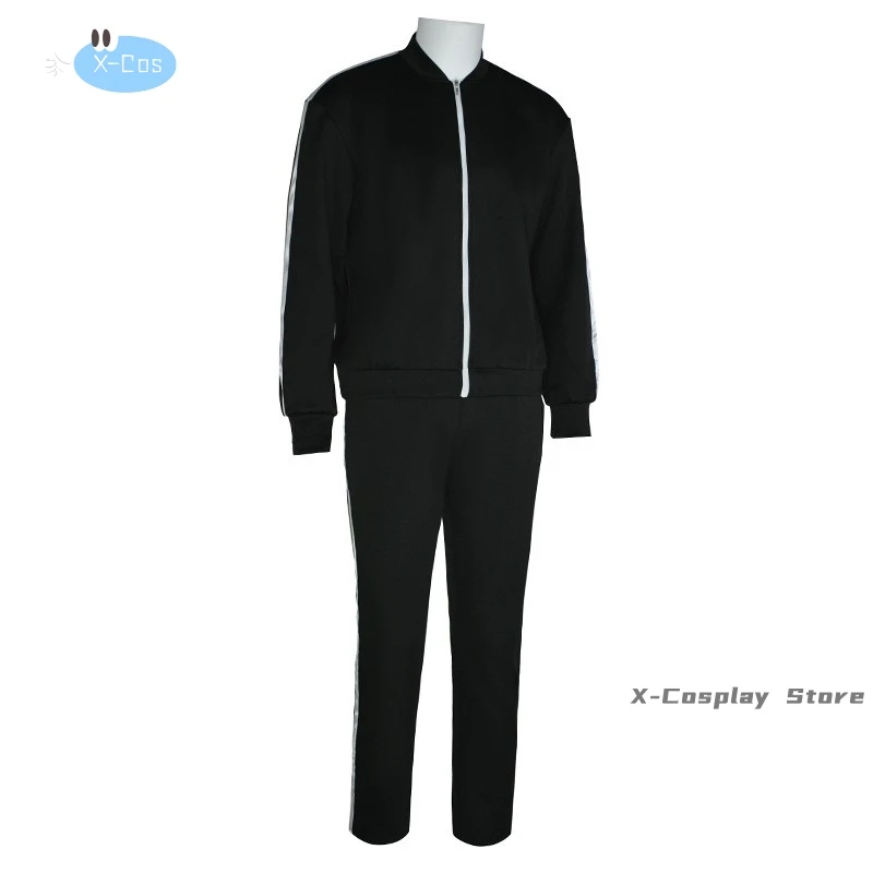 애니메이션 OSHI NO KO 시즌 2 코스프레 의상, 할로윈 의상, 블랙 스포츠 세트 코스튬, 성인 남성 여성 세트