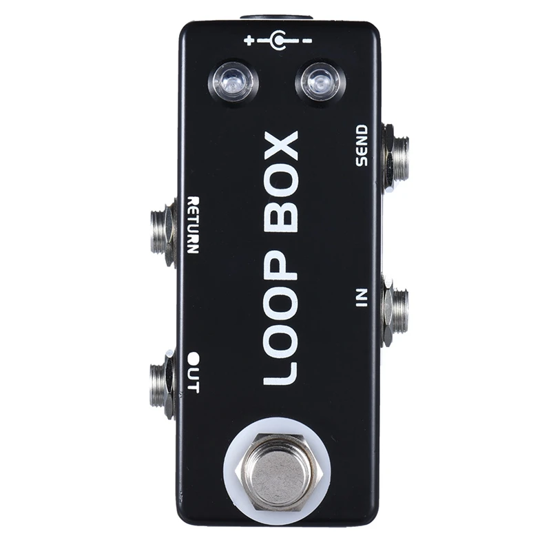 MOSKY Loop Box Mini pedał efektów gitarowych True Bypass Looper trasą wybór procesora efektów gitarowych dla części gitary elektryczne