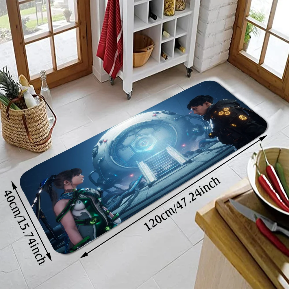 S-Stellar Blade Bathroom Mat for Hallway on the Floor Carpet in the Bedroom Mats Customized Front Door Mat Outdoor Bath Rug Home