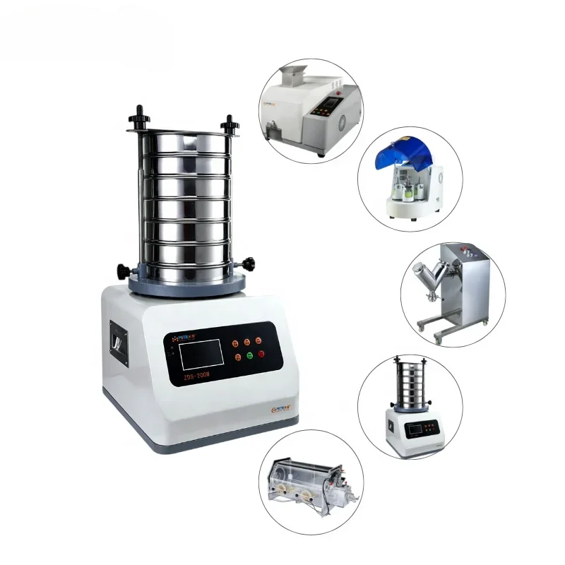 

Песочный минеральный ультразвуковой круглый вибрационный экран, фильтр для древесного порошка, встряхивающий лабораторный шейкер, машина для анализа сита из нержавеющей стали