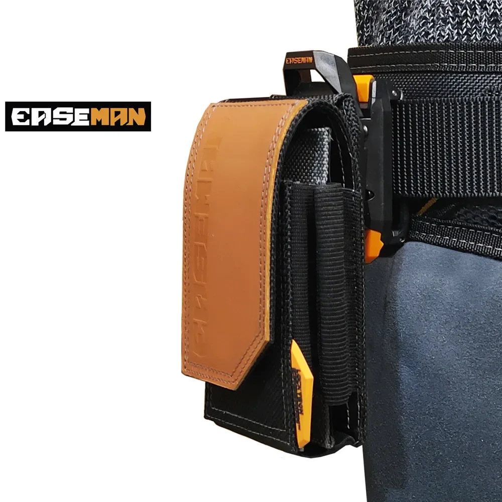 Imagem -06 - Easeman-bolsa de Cintura para Celular Quick Hanging Tool Bolsa Notepad e Pen Homem Presente Alta Qualidade