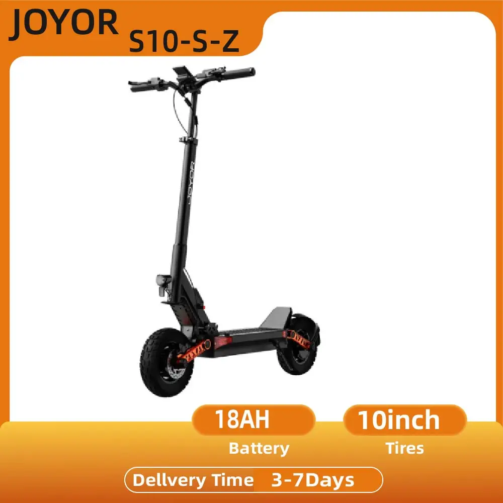 JOYOR S10-S-Z Elektroroller für Erwachsene, Doppelmotor, 60V18AH Akku, E-Scooter, 10 Zoll Luftreifen, faltbarer E-Scooter