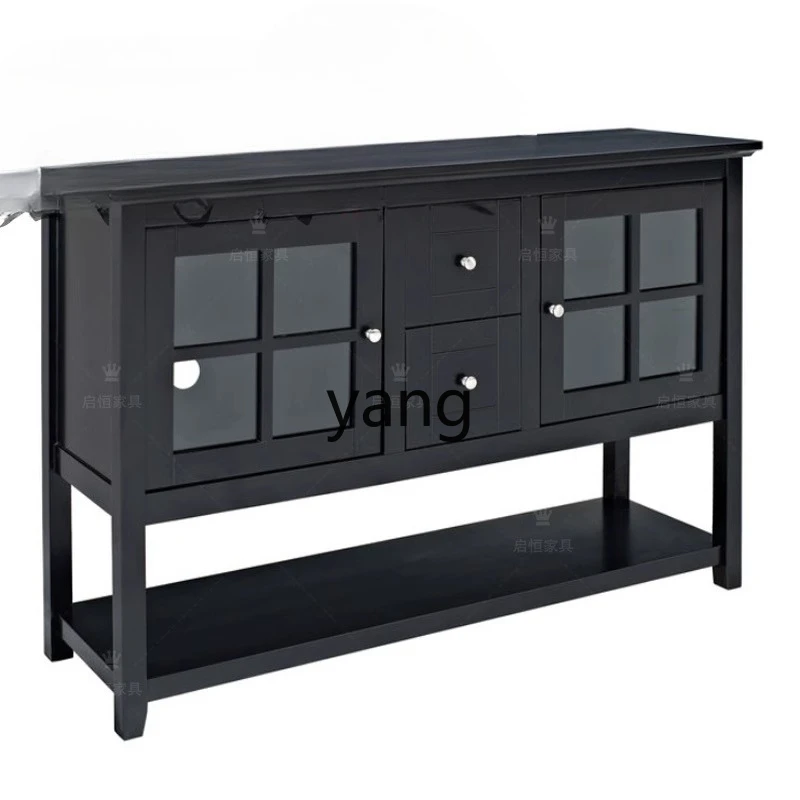 

CX solid wood dining side simple household storage cupboard living room wine cabinet