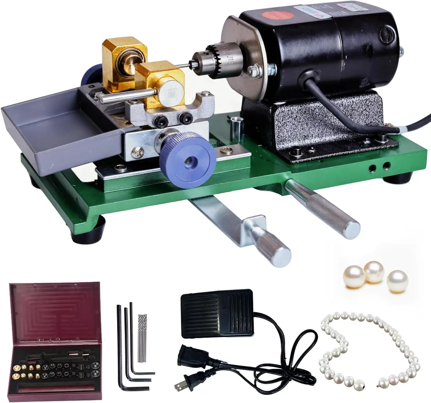 

Pearl Drill 280W 110V Pearl Drilling Machine Set Shell Coral Amber Driller Highly Efficient Beads Holing Machine