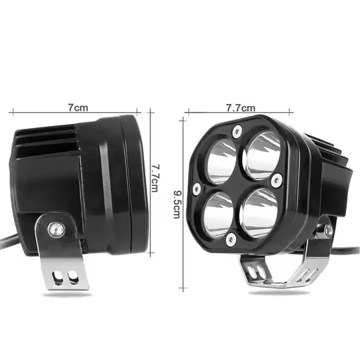 Light Emitting Diode Durable and Efficient Lighting Solution 3 Inch Square Spotlight Work Light Truck Off-Road Fog Light Strip