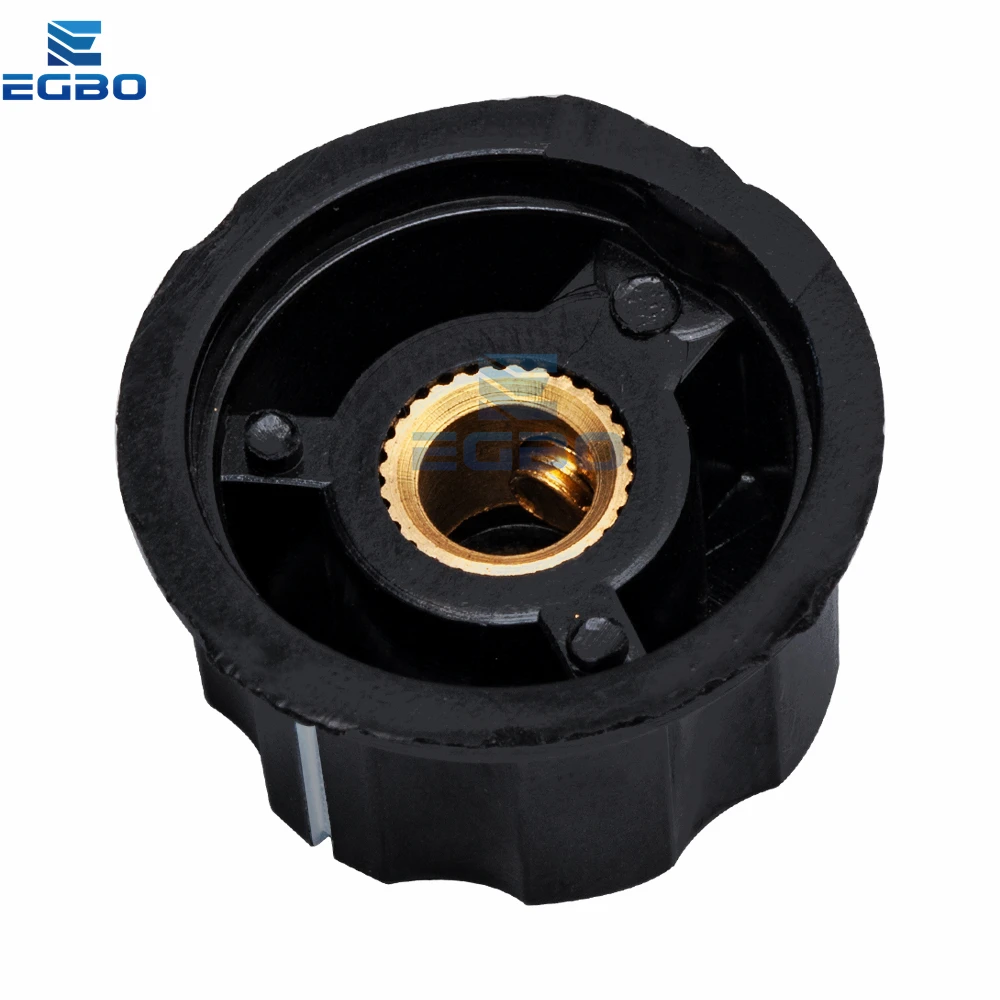 EGBO  MF-A03 RV24YN20S Potentiometer Knob Cap Inner 6.4mm Rotary Switch Bakelite Knob WH118 WX050 Potentiometer Switch