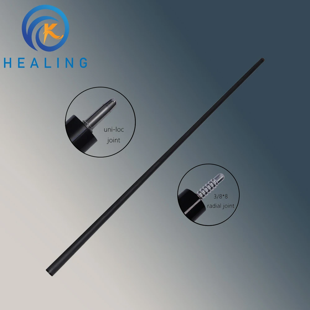 OKHEALING Black Technology 100% Carbon Fiber Shaft Of Pool Cue Front Part for Billiard Play/Break/Snooker Cue Shaft with foam