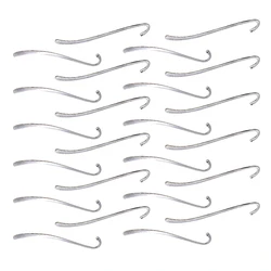 10/24 Pieces Hook Bookmark Zinc Alloy Jewelry Making Bookmarks Home Office Decor Collection Hairpin DIY Crafts Copper