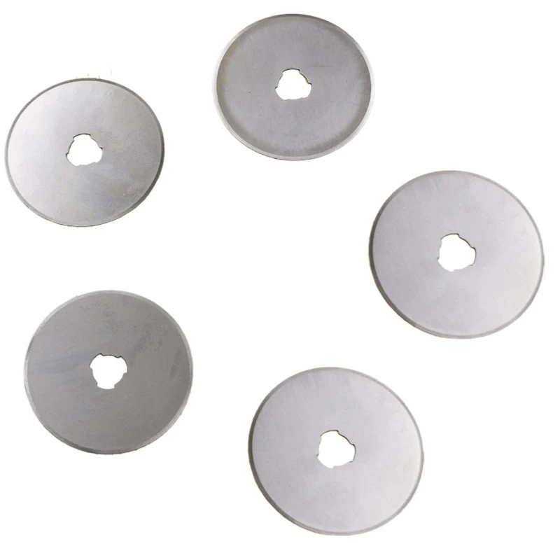 10pc Multi-Purpose Rotary Cutter Fabric Disc Hand Quilting Sewing Wheel Paper Roll Carbide Tipped Circular Saw Blade Cut 45/28MM