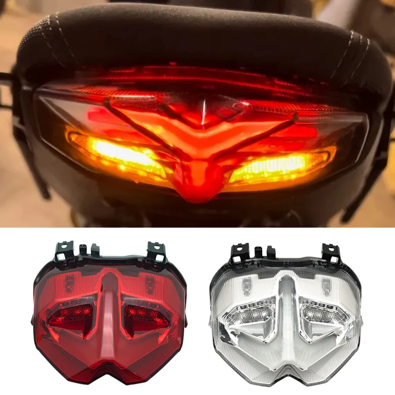 

Для YAMAHA MT-09 MT09 светодиодный интегрированный задний фонарь MT 09 2021 2022 2023, аксессуары для мотоциклов, задний стоп-сигнал, указатели поворота