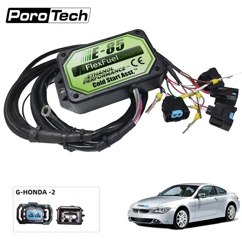 Frete grátis kit de conversão E85 4cil com Cold Start Asst. biocombustível e85, carro de etanol, conversor de bioetanol