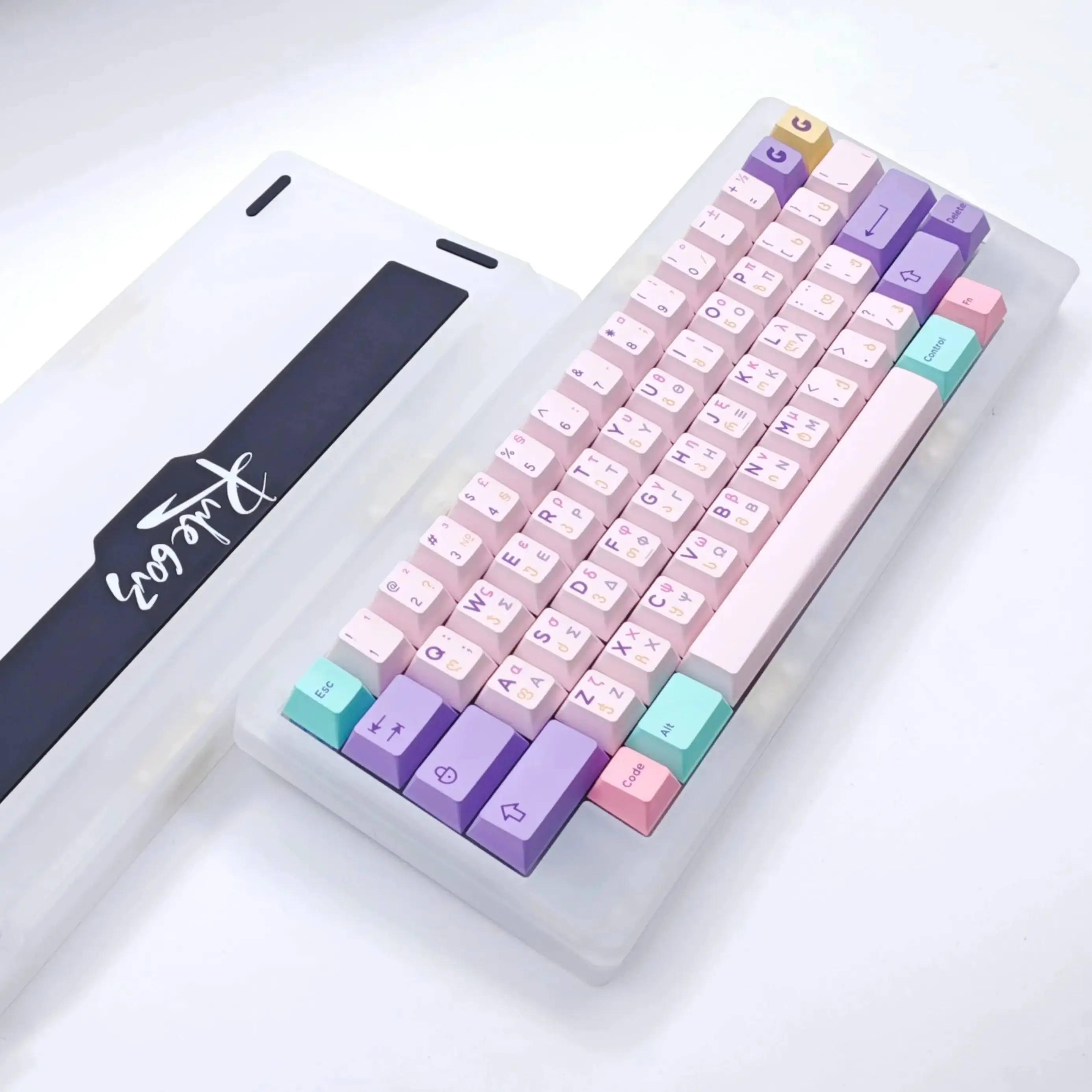 Keebox Rule60 V3 Mechanical Keyboard Kit HHKB WKL WK Layout Wired Mode Tri Mode CNC Acrylic Ball Structure 60% Keyboard Kit DIY