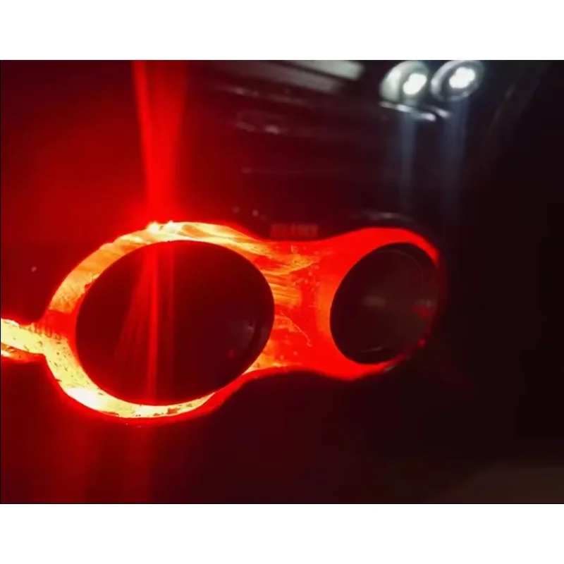 Dla Mercedes-Benz AMG W464 W463 G550 G500 Bra Bus Rocket Style Edition Tips With Tape Lights Luminous Exhaust