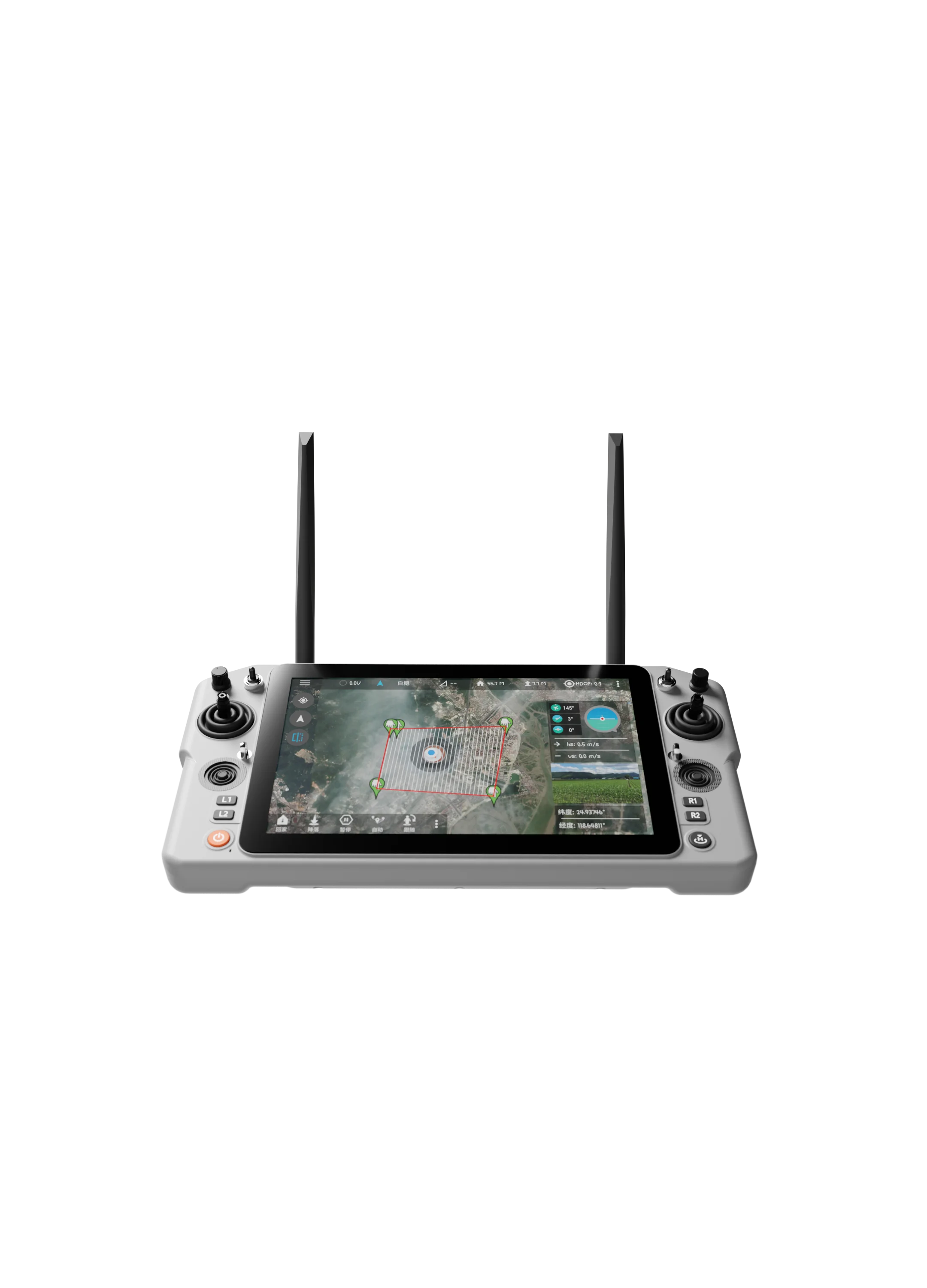 NUEVO receptor de control remoto Skydroid G30 GR03 2,4G/5,8G banda dual 30KM rango 10,1 "pantalla táctil HD