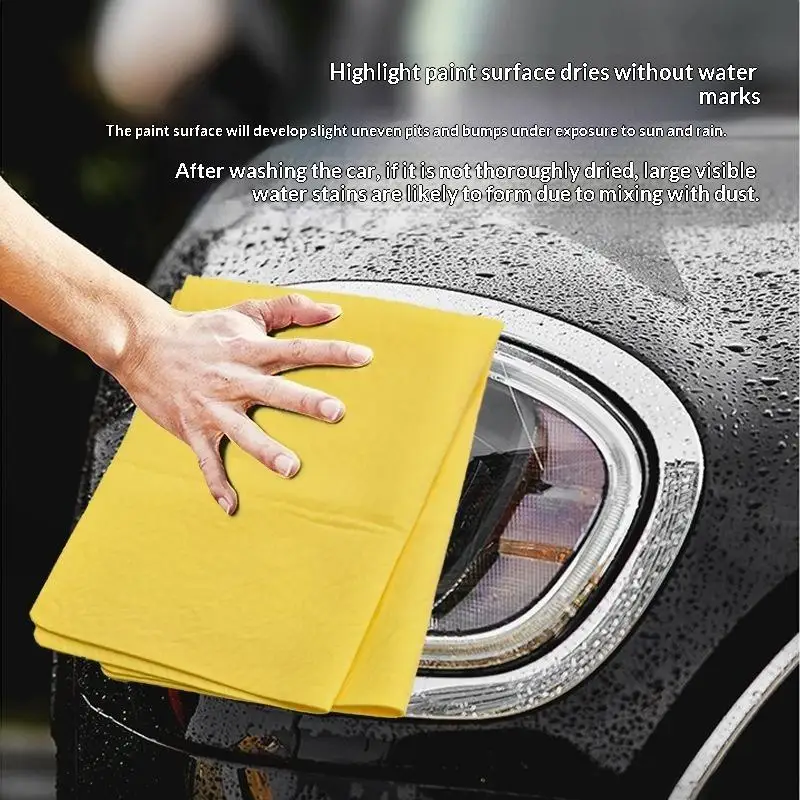 Lint Free Chamois Car Cleaning Cloths Reusable Super Absorbent Multicolor Washable Towel for RV Motorcycle Home Washing