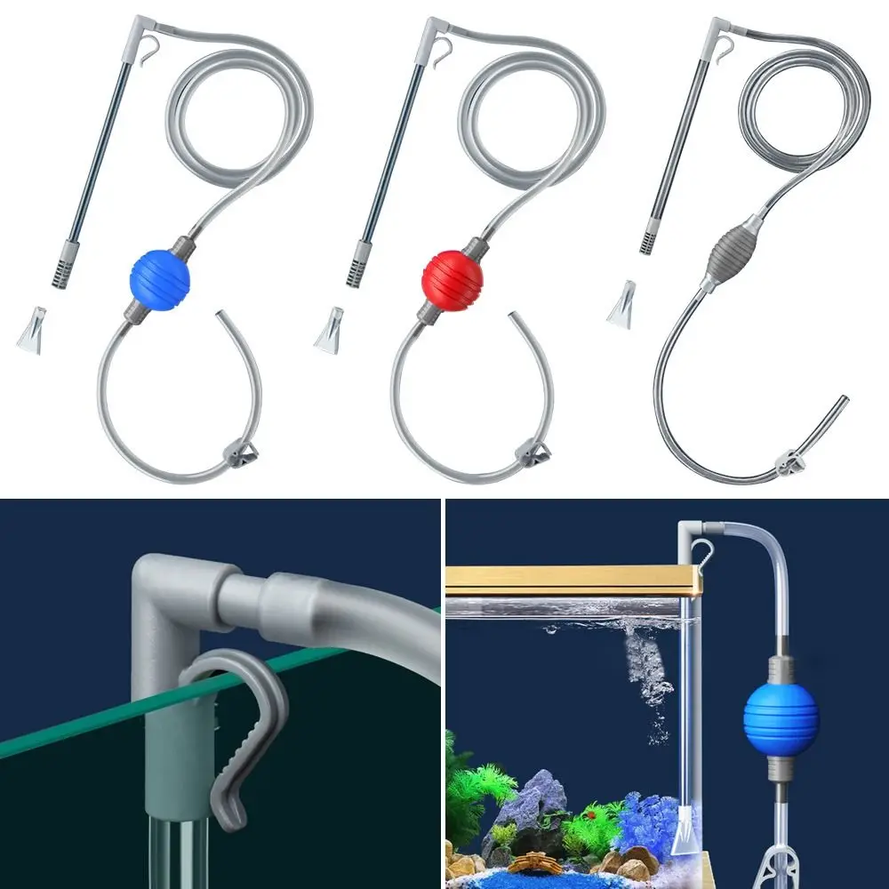 Aquarium Wasser wechsler Aquarium Kies reiniger Siphon Vakuum Wasser wechsler Pumpe Siphon Schlauch