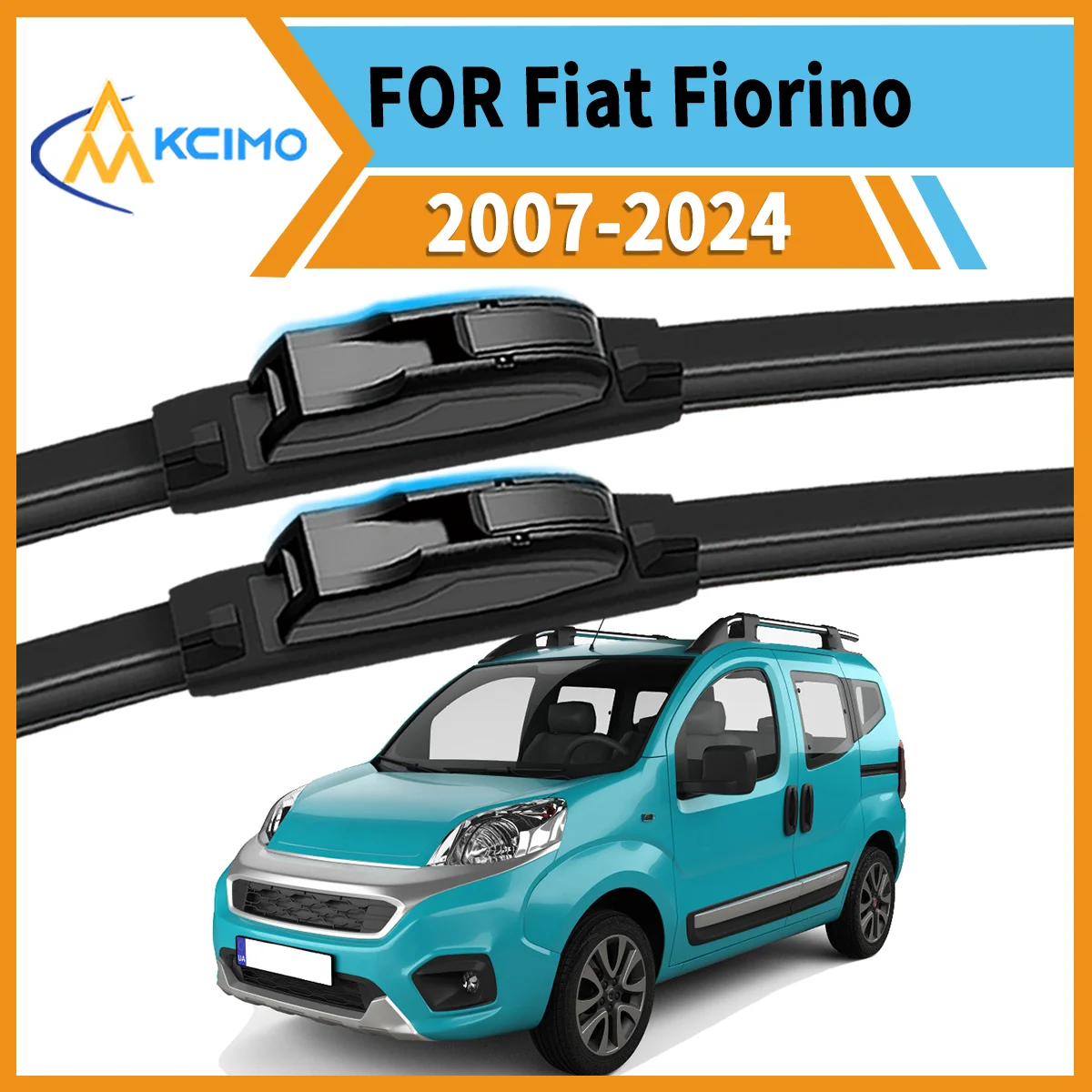 

All-Weather Confidence 2-Pack Wiper Blades For Fiat Fiorino 225 2007–2024 Clear Vision Reduced Noise Long-Lasting Performance