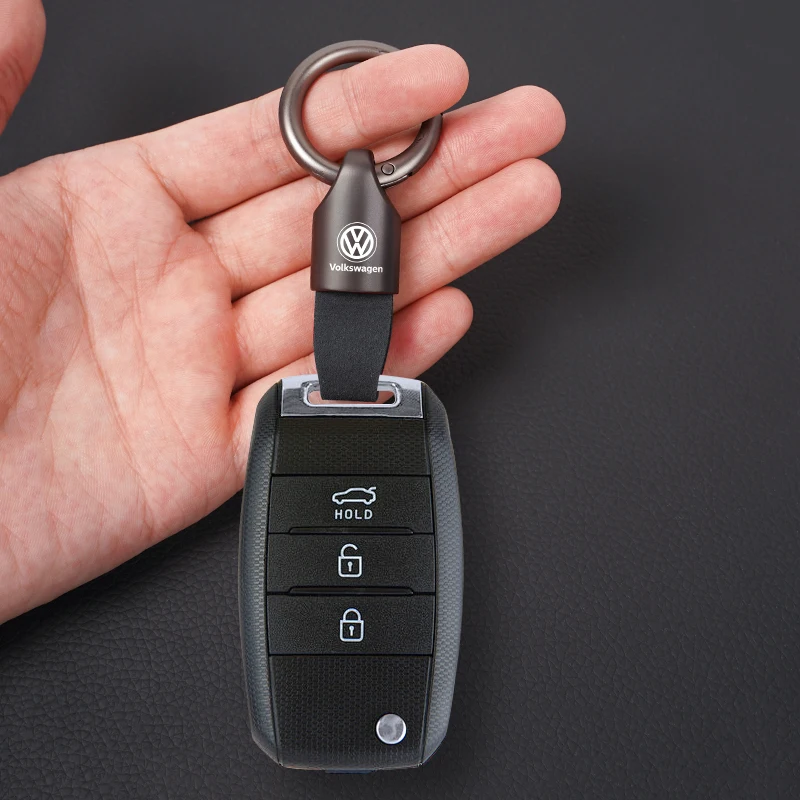 سيارة Keycase سبائك الزنك كيرينغ الجلد المدبوغ المفاتيح اكسسوارات لشركة فولكس فاجن GTI بولو جولف باسات تيجوان أرتيون طوارق تايجو العلبة جيتا CC