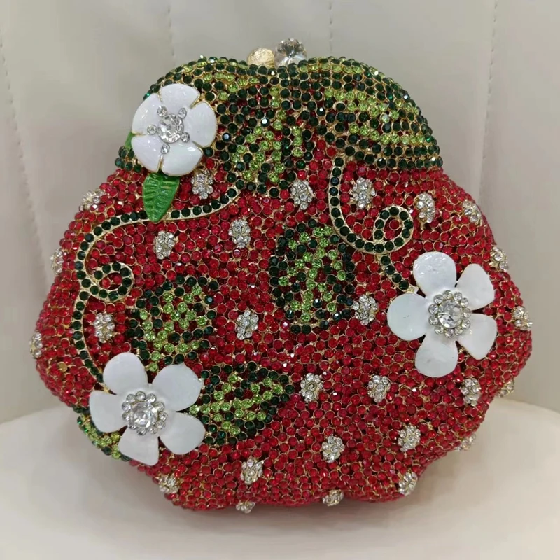 

XIYUAN Animals Stones Clutch Bags Lady Minaudiere Evening Bags Diamond Wedding Handbag Bridal Purse Party Rhinestone Purses Bag