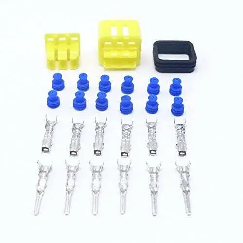 

5 комплектов 6-контактного герметичного водонепроницаемого разъема для проводов