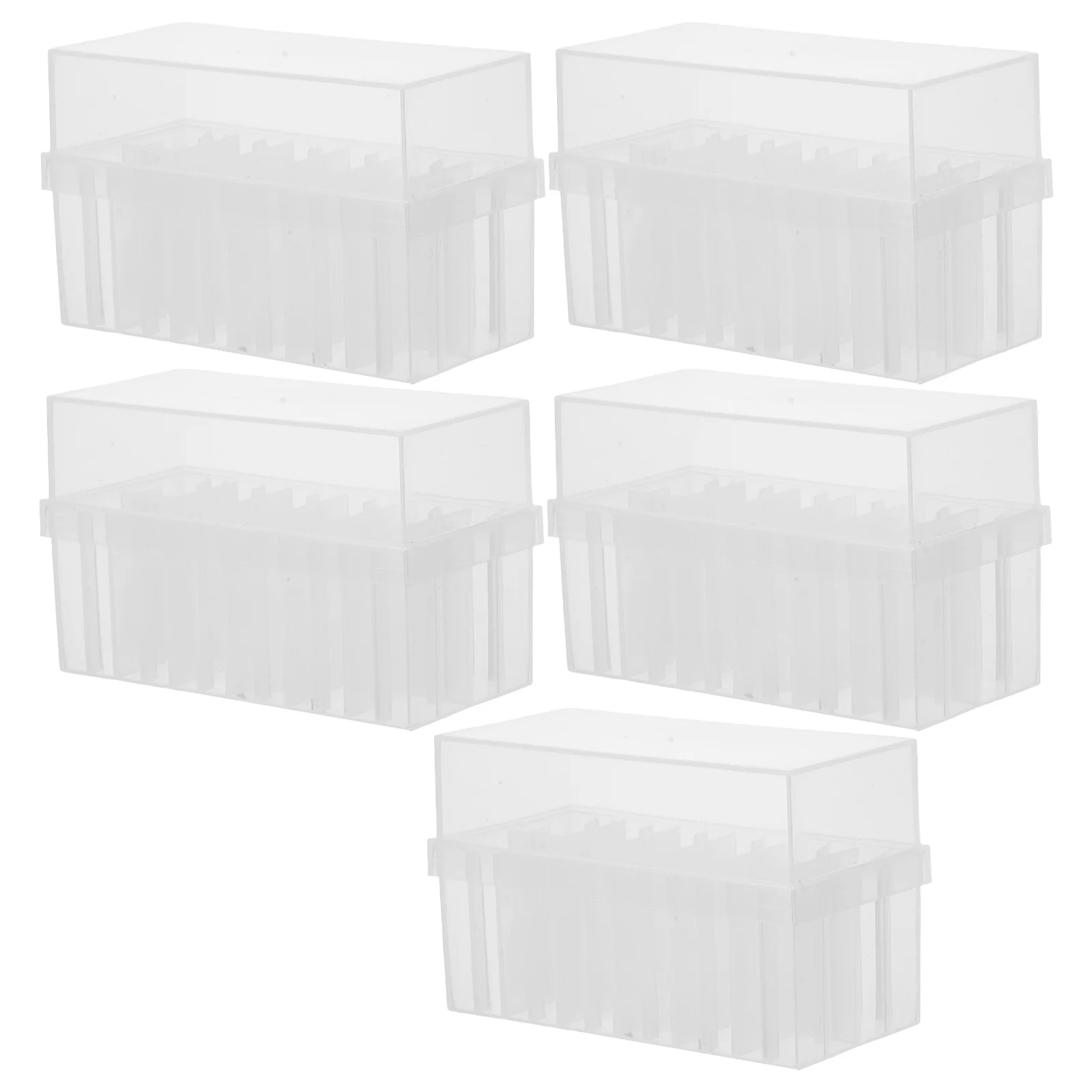 

5pcs Freezer Box: 12-Place Cryogenic Vial Storage Container Lab Use Multi-Compartment Deep Freezer Organizer Reusable Plastic