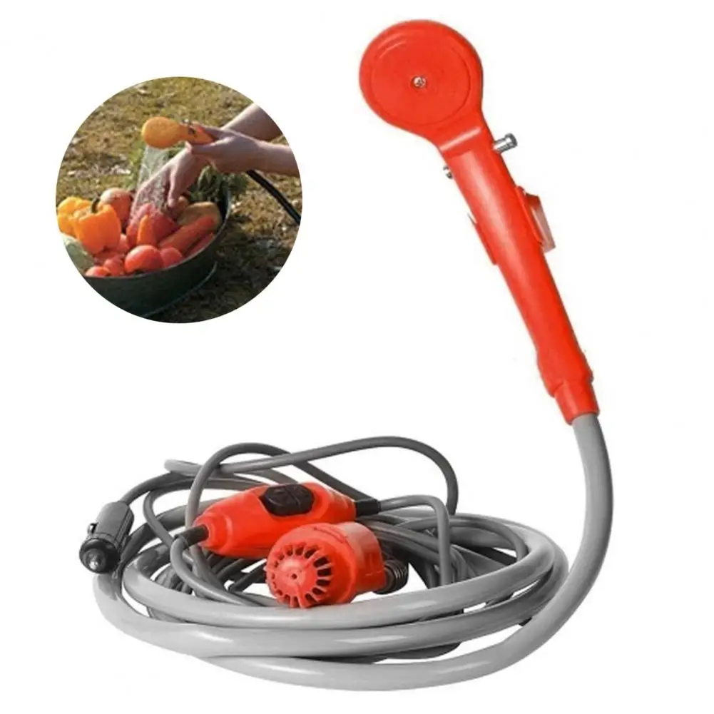 Portable Shower Pump Upgraded Portable Camping Shower Kit with Brushless Motor Adjustable Design for Outdoor Use Plug-and-play