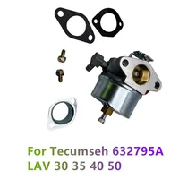 NEW Carburetor Carb Replacement 632795A LAV 30 35 40 50 For Tecumseh  With Gasket Adapter And Screws Carburetor  Accessories