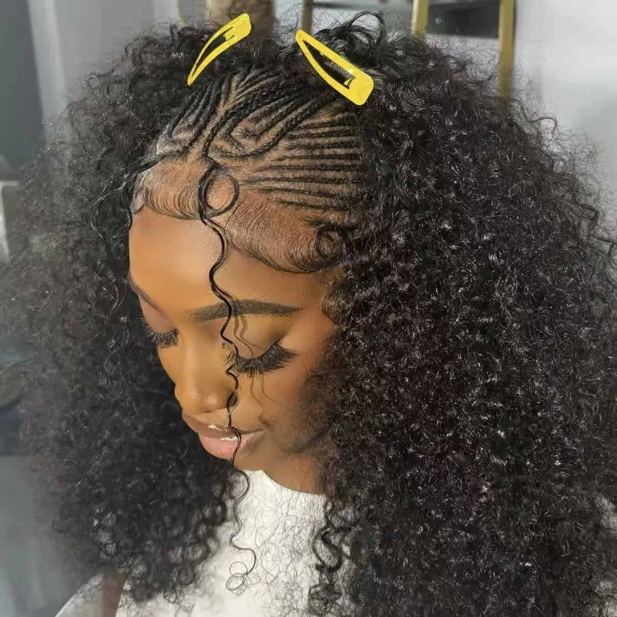 

NABI Pre-Separated Crochet Human Hair Bundle 120 strands/pc Braiding 14-18inch Water Wave Curly 100% Human Hair for Women