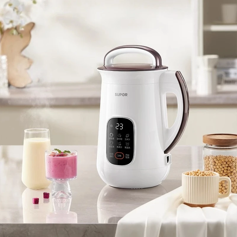 Fully Automatic Soy Milk Maker Household 3-5 People Small Wall Breaking Smart Timer No-Boil Filter-Free