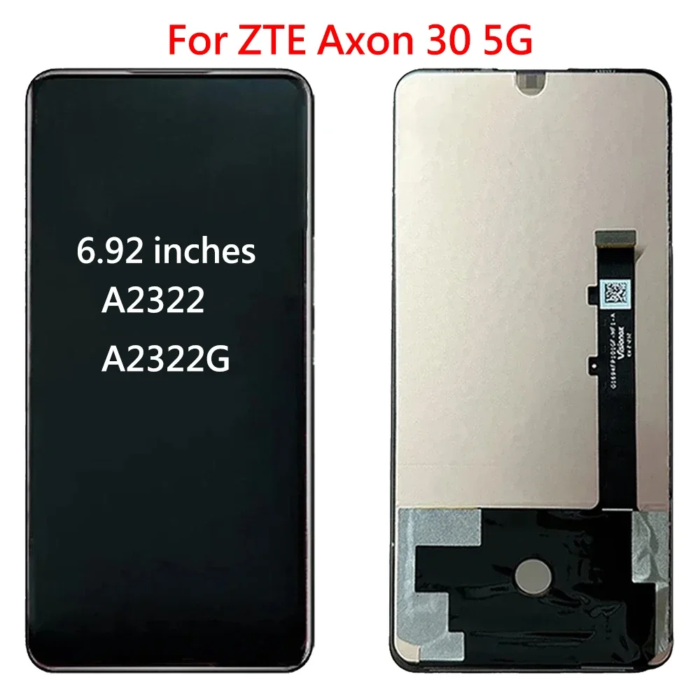 AMOLED For ZTE Axon 30 30s 30Pro 5G LCD Display Screen With Touch Panel Digitizer Assembly Replacement For ZTE Axon 30 Ultra LCD