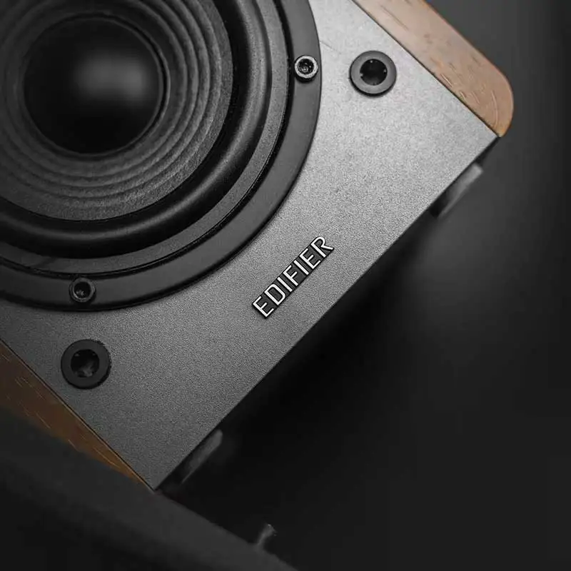 Enceintes Edifier 2.0, enceintes Bluetooth aliment�es avec t�l�commande R1280DB 42W RMS RCA AUX entr�e optique coaxiale