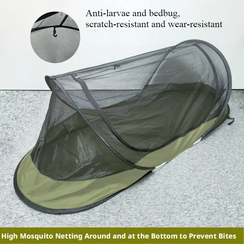 

Быстрораскладная палатка-сетка от насекомых для кемпинга, уличная кровать-москитная сетка для отдыха на природе