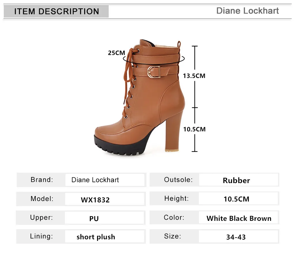 Shoes Women Motorcycle Boots Autumn Winter Ladies Boot 2024 Stylish Lady Ankle Boots High Heel Platforms Sexy Botas Buckle White