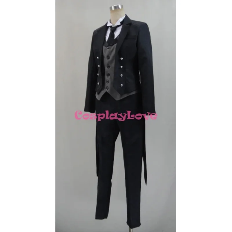 Black Butler Cosplay Book of Circus Sebastian Michaelis Cosplay Costumes